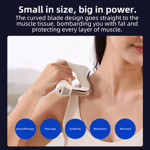 Precio de fábrica, masajeador corporal fascial de tejido profundo portátil, herramienta eléctrica Gua Sha de mano para masaje de cuello y espalda - Product Image 4