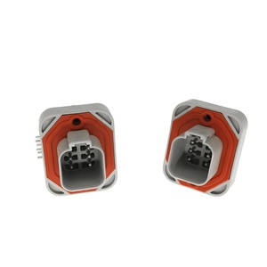 Góc bên phải Deutsch DT13-6P 6pin thông qua lỗ hàn nối sealable dây để Hội Đồng Quản trị 6 pin DT/DT13 loạt PCB núi tiêu đề - Product Image 2