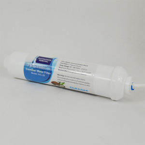 Filtre à eau en ligne pour réfrigérateur et machine à glaçons, haute efficacité, réduit le chlore, le fluor, les odeurs et est compatible avec une compression de 1/4 pouce - Product Image 3