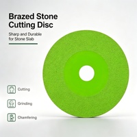 Roue de lame de scie à plaque de roche ultra-mince personnalisable lame de scie diamantée industrielle avec support OEM disque de coupe brasé sous vide