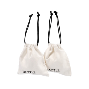 Bolsa de Algodón Resistente con Cordón, Bolsa de Regalo de Lona de Algodón Impresa, Bolsitas Personalizadas de Fábrica para Joyería - Product Image 6