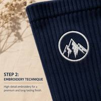 Chaussettes en coton personnalisées pour hommes, design original, respirantes, chaussettes de sport colorées pour hommes, vente en gros Glacier