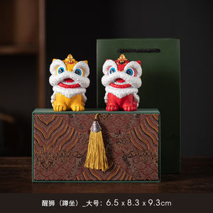 Adorno de León de Estilo Chino Creativo, Recuerdo Empresarial, Regalo para Promoción de Clientes - Product Image 2