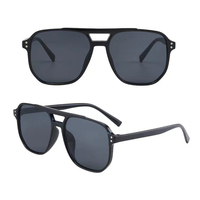 LBASHADES 666 Nueva Tendencia 2025, Gafas de Sol Cuadradas con Marco Grande, Protección UV400, PC, Logotipo Personalizado, Diseño de Marca, para Hombre y Mujer