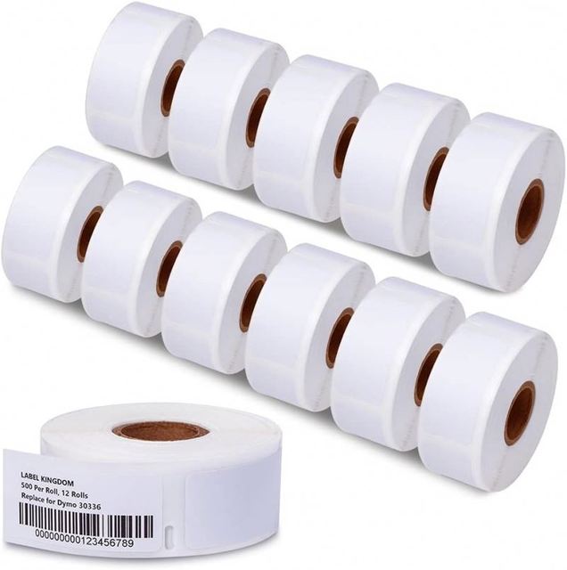 Compatible With Dymo Labels A30336 1" X 2-1/8" for DYMO Label Writer 450 Turbo Desktop Printers Thermal Barcode Address Labels