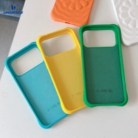 Coque de téléphone de luxe pour iPhone 15 Pro Max, coque pour iPhone 17 Pro Max, coque en silicone orange pour iPhone