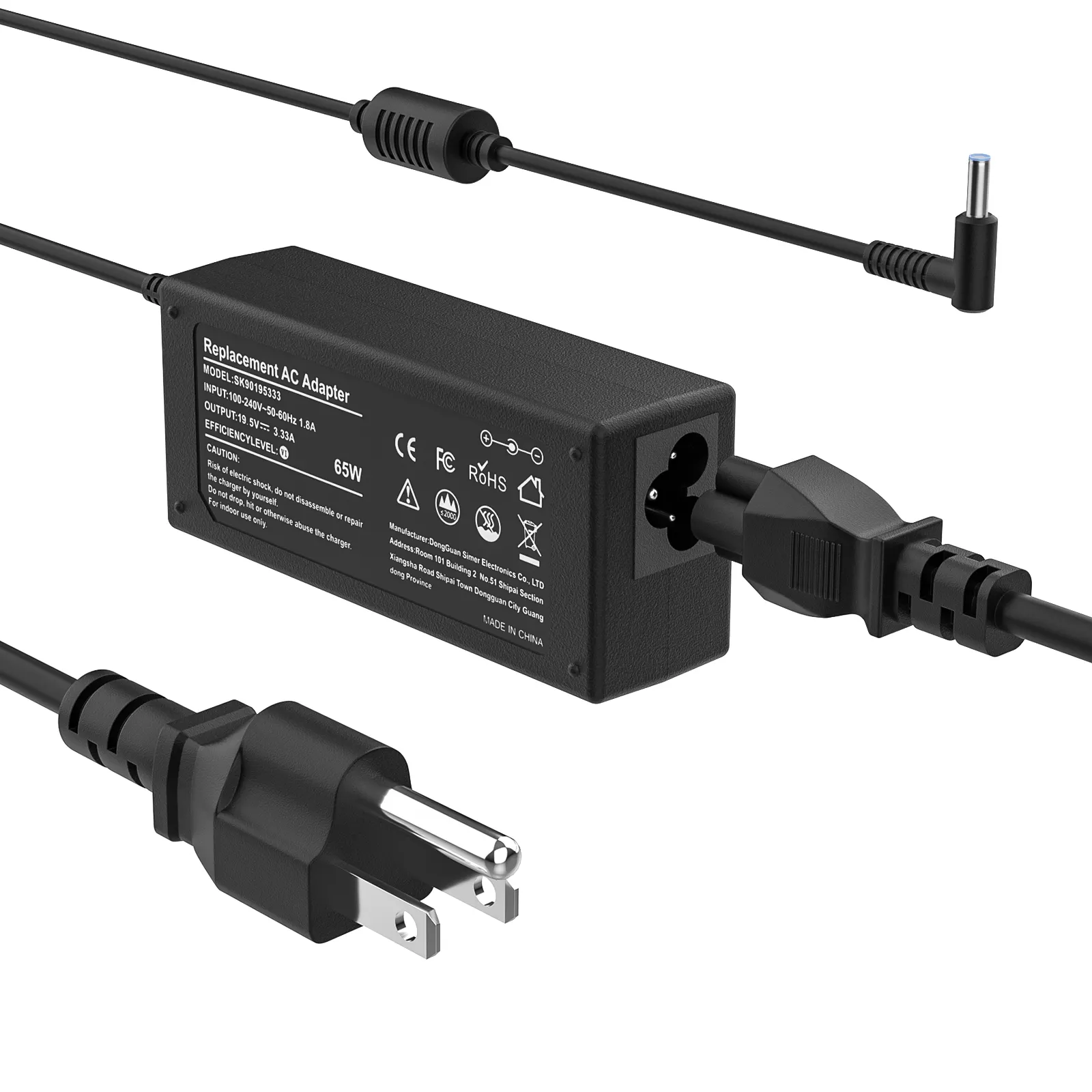 65 Вт Dc преобразователь зарядного устройства USB Type C адаптер кабель для HP Spectre X360 13-AC092MS/HP Pro X2 612 G2 зарядное устройство для ноутбука