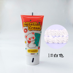 CHENXI 50g Colla Simulazione Gelato Montato, Decorazioni per Torte, 32 Colori, per Decorare DIY, Argilla, Slime, Cover per Telefono, Giocattoli - Product Image 3