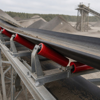 Rouleaux porte-chargeurs pour convoyeur à bande, rouleaux porte-chargeurs pour tubes en acier, antistatiques, anti-UV, faciles à nettoyer, séchage rapide