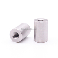 Écrou de raccordement rond long en acier inoxydable 304 usiné sur mesure par CNC de précision