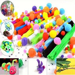 Kit de Manualidades con Tubos de Plástico de 23 cm, Juego de Juguetes de Bricolaje para Niños de 5 a 7 Años, Tema de Animales y Naturaleza - Product Image 2