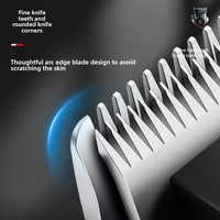 Tondeuse à Cheveux Électrique Nouvelle Génération Transfrontalière, Rechargeable avec Panneau LED, Autonomie 3H, Qualité Salon, Pour Hommes à Domicile