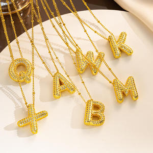 Collar Ajustable con Colgante de 26 Letras del Alfabeto Inglés, Joyería de Lujo Exquisita para Hombres y Mujeres, Gran Venta - Product Image 1
