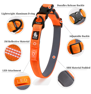Truelove New Arrival Ajustável Personalizado Eco Friendly Luxo Pet Acessórios Durable Nylon Soft Cat Dogs Collar Respirável - Product Image 2