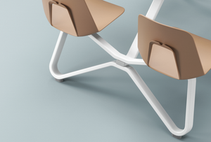 Minyi Bow Hiện Đại Nội Thất Trường Học Màu Xanh Lá Cây Sinh Thái Thân Thiện Với Mdf Sửa Đổi Thép Polypropylene Bàn Ăn & Ghế Đặt Ăn Đồ Nội Thất - Product Image 3