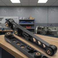 Bras de suspension inférieur sur mesure, prototypage personnalisé, accessoires de châssis de voiture de course, AL6061-T6/AL7075-T6, haute résistance, usinage CNC