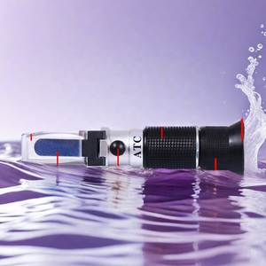 혈청 단백질 굴절계 전문 애완 동물 단백질 헤모글로빈 비중 측정기 수의학 의료 도구 ATC - Product Image 5