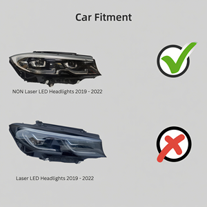 Facelift Série 3 G20 G21 Snake Eyes <span class=keywords><strong>Cobra</strong></span> Style Blanc-Jaune Interrupteur Phares LED pour BMW 2019 - <span class=keywords><strong>2022</strong></span> Phares Non Laser - Product Image 6