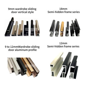 Puerta Corredera de Vidrio con Riel Oculto de Aluminio 130, Perfil de Puerta Corredera para <span class=keywords><strong>Terraza</strong></span> Exterior Impermeable, Último Modelo de Puerta Principal - Product Image 2