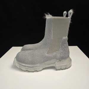 Botas <span class=keywords><strong>Chelsea</strong></span> Planas con Punta Cuadrada, Estilo Europeo Americano, Plataforma Gruesa, Botas Altas con Peluche, Botas de Caballero, Suela de TPU, Primavera, para Hombre - Product Image 4