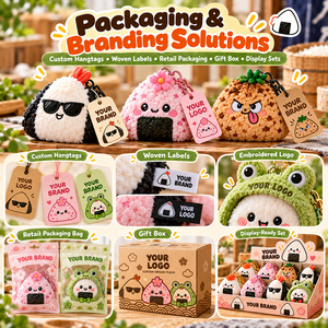 <strong>Street</strong> Style Onigiri Stuffed Keychain OEM Funny Food Plush Charm for Trend Stores, Pop-Up Gifts &amp; Youth Promotions - Product Image 5