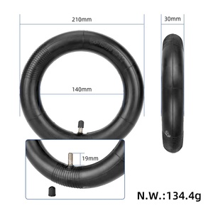 Chambre à air Ulip 70/65-6.5 à valve droite, chambre à air renforcée de 10 pouces 10*2.70-6.5 pour trottinettes électriques M365 - Product Image 2
