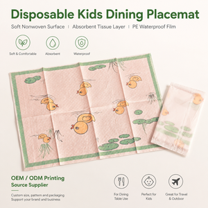 Placemat Desechable para Bebé de Alta Calidad, 40 cm de Ancho, Longitud Ajustable, Impresión Personalizada, Suministro OEM, Empaque Personalizado, Grado Alimenticio, Hecho en China - Product Image 1