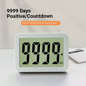 ตัวจับเวลาแบบดิจิตอล 9999 วัน ฟังก์ชันตั้งโปรแกรมได้ ติดตั้งด้วยแม่เหล็ก หน้าจอขนาดใหญ่ ตัวจับเวลาถอยหลัง - Product Image 5