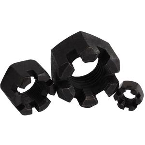 Tuercas hexagonales ranuradas <span class=keywords><strong>de</strong></span> óxido negro personalizables, tuercas tipo castillo - Product Image 2