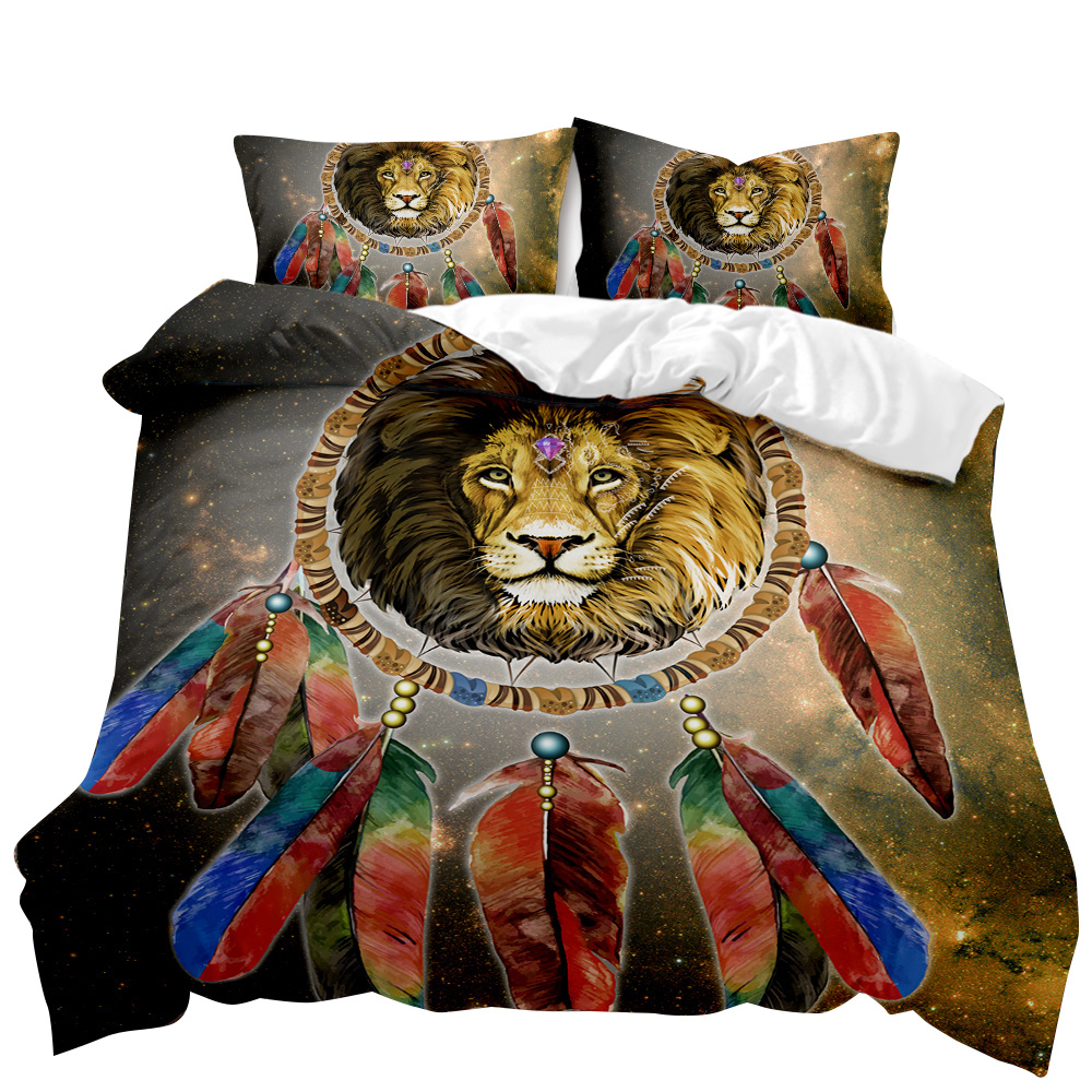 Комплект постельного белья с пододеяльником и принтом героев мультфильмов