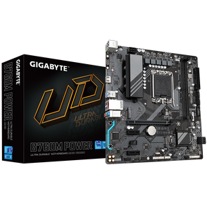 เมนบอร์ด Intel b760 DDR5 RM GIGABYTE B760M POWER LGA1700 รองรับซีพียู Intel core i3 i5 i7 i9 แบบ mirco-atx - Product Image 2
