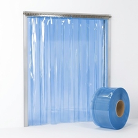 Rouleau de bande de rideau en PVC transparent flexible de 2/3/4 mm d'épaisseur pour porte de chambre froide et entrepôt