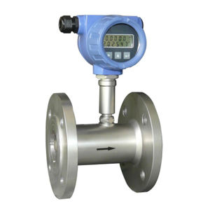 Pemancar aliran turbin Digital saniter tinggi, Input 4-20ma Meter baja tahan karat pengukuran elektronik pengukur air minyak OEM - Product Image 2