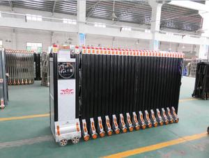 Shengshichanglong Quality Aluminium Alloy Automatic Pattern Modern <b>Sliding</b> Retractable Garden Gate Residential Villa Industrial - Product Image 3