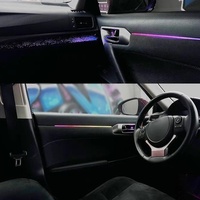 Kit d'éclairage d'ambiance pour voiture Lexus CT200 2012-2020, bande lumineuse d'ambiance, haut-parleur d'ambiance pour voiture