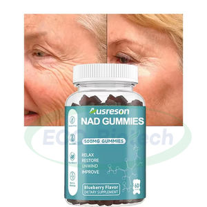 Ausreson NAD + gummies Nicotinamide adenine dinucleotide Supplement NAD resveratrol Gummies - Product Image 1