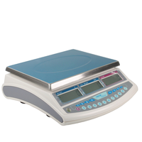 Balance de comptage électronique de haute précision de table, balance industrielle, 3 kg/0,05 g, 6 kg/0,2 g, 15 kg/0,5 g, 30 kg/1 g