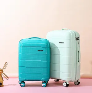 निशानेबाज पीपी सामान फैशन और सस्ते सभ्य यात्रा सामान नई सूटकेस
