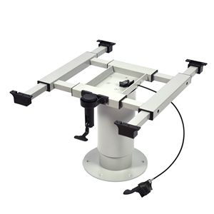 Pied de table réglable pneumatique en alliage d'aluminium Wareda Caravan, noir/gris, 355-730 mm, pour <span class=keywords><strong>camping</strong></span>-<span class=keywords><strong>car</strong></span> et motorhome - Product Image 2