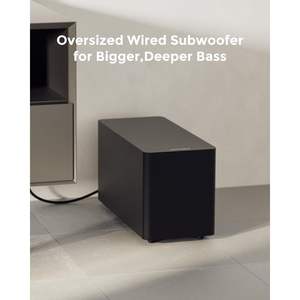 Barra de Sonido 5.1 Canales con Subwoofer de 300W Dolby Atmos para Cine en Casa y TV - Product Image 5