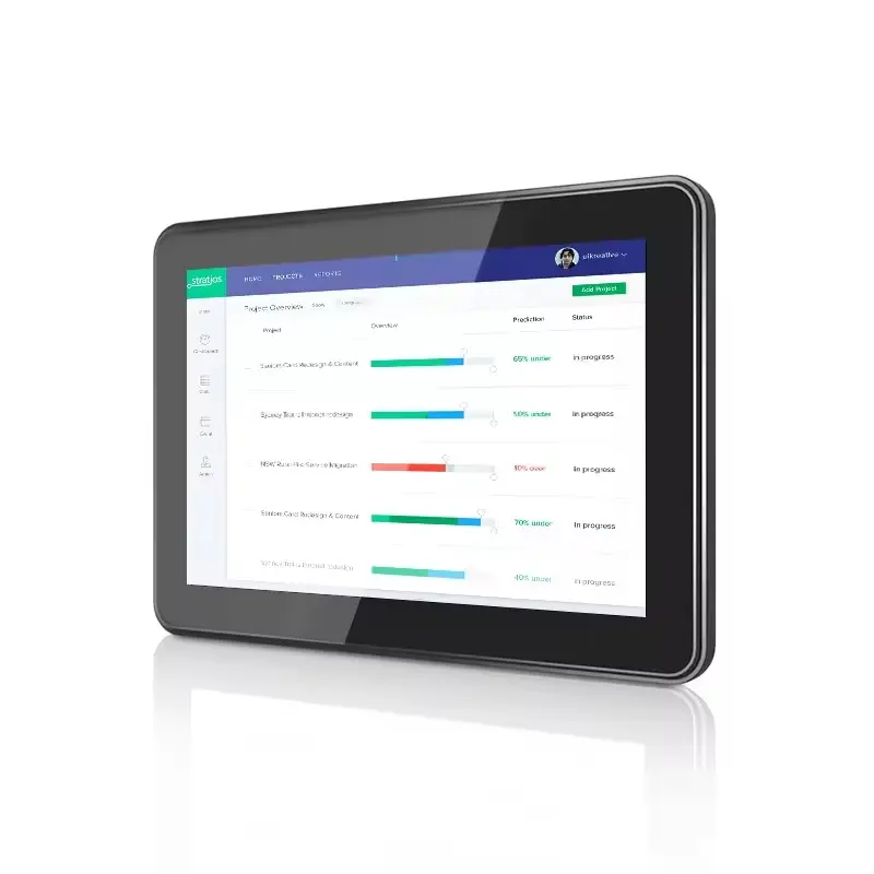 Fabbrica su misura Android Tablet Pc con lampada 15.6 pollici 1280*800 RK3566 POE Touch Screen tablet computer per l'intrattenimento