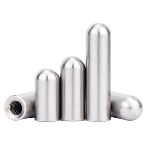 Goupilles cylindriques pleines en acier au carbone DIN, zinguées, en acier inoxydable, droites, rainurées, filetées, moletées - Product Image 3