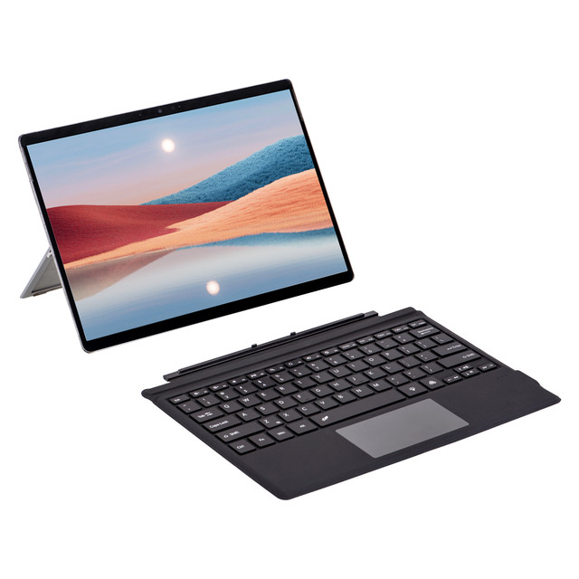 Fashionable  Surface Pro 7/Pro6 Wireless Tablet Keyboard Touchpad 7Color LED Backlit Cover Scissor New Product Options