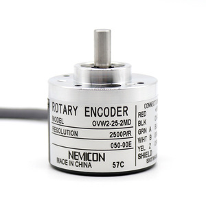 OvW2 Incremental Encoder <b>5V</b> A B Z Phase Quadrature Output Round End For Machine Tool Servo Motors - Product Image 4