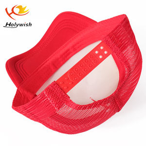 للبيع بالجملة أغطية سائقي الشاحنات المسطحة المخصصة 5 ألواح شبكة فارغة باللون الأصفر والأزرق والأحمر للأطفال - Product Image 6