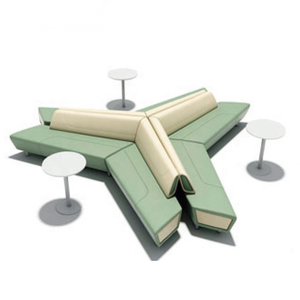 Sofá Seccional de cuero en forma de L moderno Sinonis, gran oferta, hogar, oficina/dormitorio, aplicación - Product Image 5