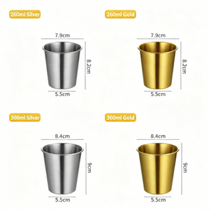 Gobelet en acier inoxydable 304, design minimaliste, isolation thermique, grande capacité, usage domestique - Product Image 5