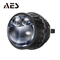 Phare antibrouillard LED de voiture AES FX-3 à double laser 6000K/4300K/3000K 65W, faisceau Hi/Lo 50W BI LED, lentille laser puissante 12V pour voitures universelles