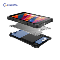 Tablet PC Industrial Dingdata de 8 Pulgadas, LTE, IP67 Resistente al Agua, Octa Core, 128GB, Pantalla IPS LCD, USB, 3G, WiFi, Qualcomm, Android 14, GMS, 8GB RAM, GPS