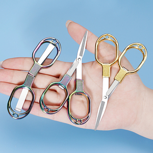 Tesoura de Corte de Peixe Telescópica Mini em Aço Inoxidável, Tesoura Multiuso DIY, Tesoura em Forma de 8 - Product Image 2